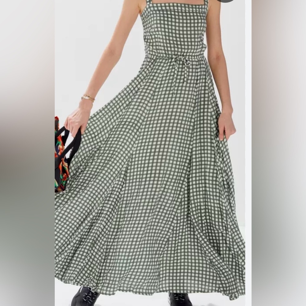 Gingham Pannell maxi dress AUGUSTE THE LABLE green size U.S. 4